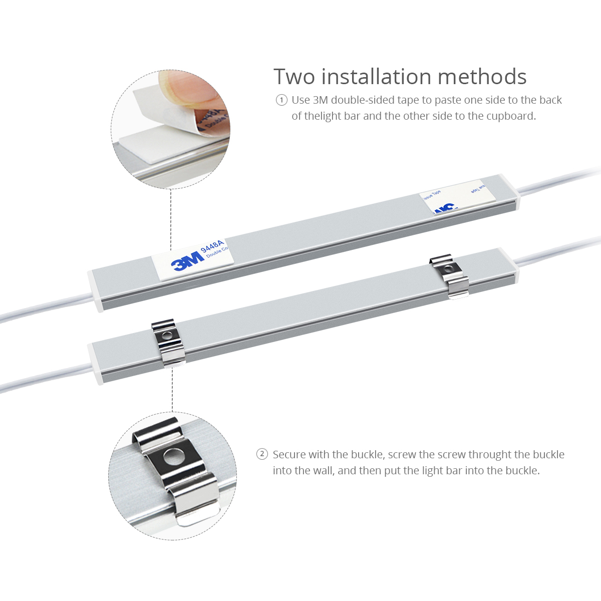 1-5ชิ้น Tuya ไฟ LED ใต้ไฟตู้อั - Smart Home Kitchen บทวิจารณ์และราคา