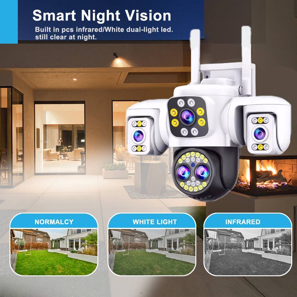 กล้องวงจรปิด Wifi 20MP แบบสี่เ - Smart Home Os บทวิจารณ์และราคา