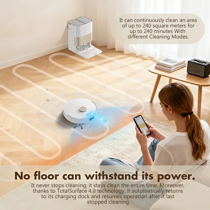 หุ่นยนต์ดูดฝุ่น, ถูพื้นแบบเปีย - Vacuum Cleaner Smart Home บทวิจารณ์และราคา