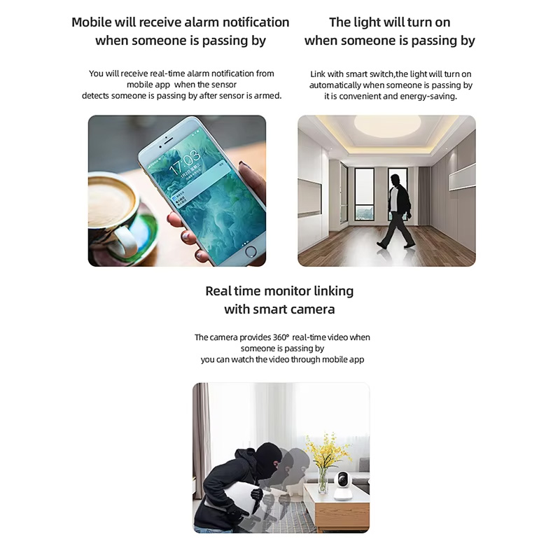 เซ็นเซอร์ตรวจจับความเคลื่อนไหว - Smart Home Google Assistant บทวิจารณ์และราคา