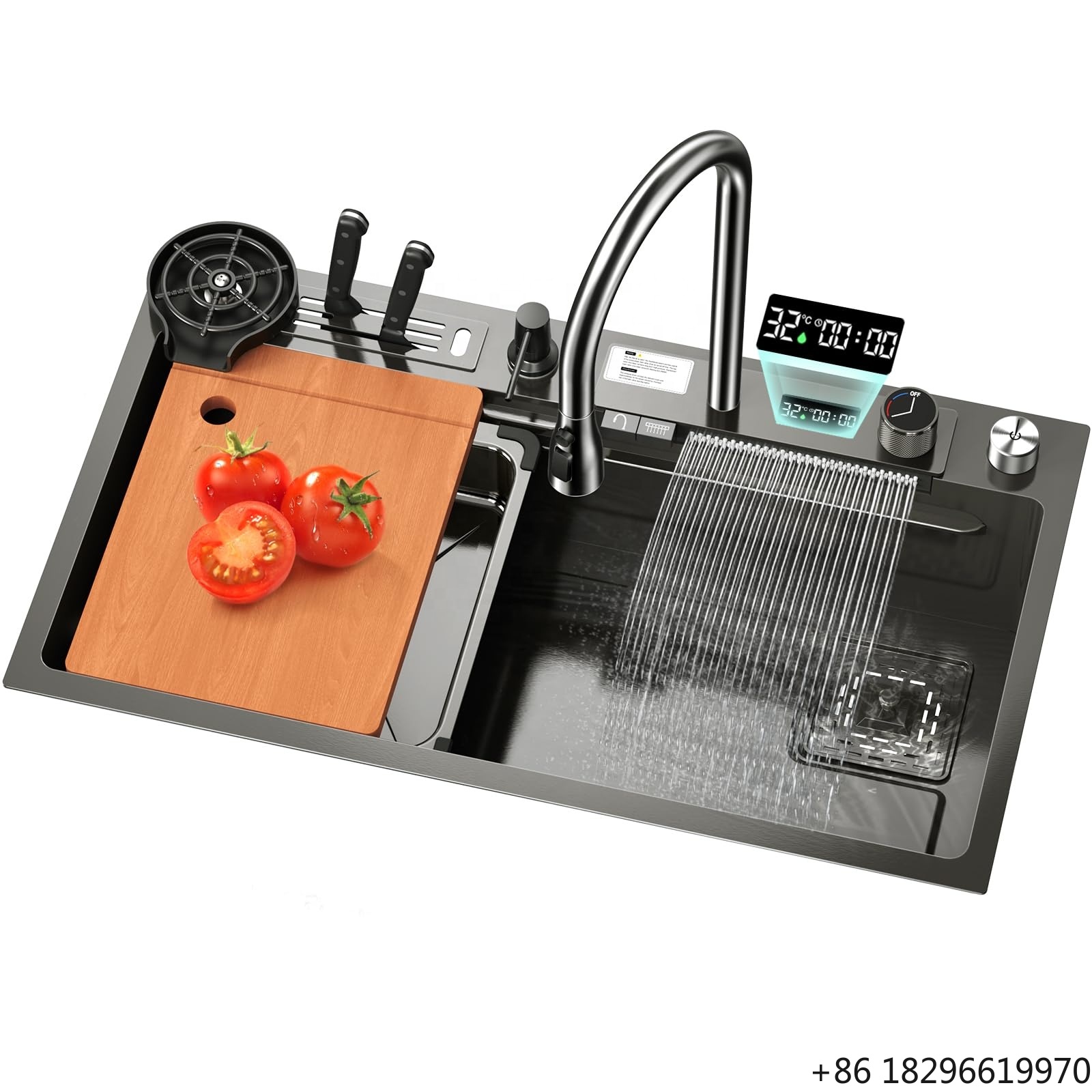 ก๊อกน้ำอ่างล้างจานดิจิตอลสแตนเ - Smart Home Kitchen บทวิจารณ์และราคา