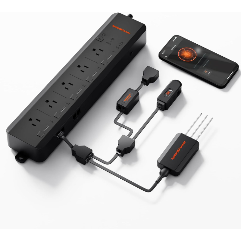 ปลั๊กไฟอัจฉริยะ Spider Farmer  - Smart Power Strip บทวิจารณ์และราคา
