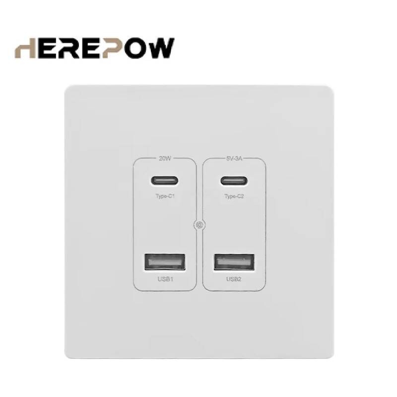ปลั๊กไฟติดผนัง Herepow พร้อมพอ - Smart Home Or Smart Home บทวิจารณ์และราคา