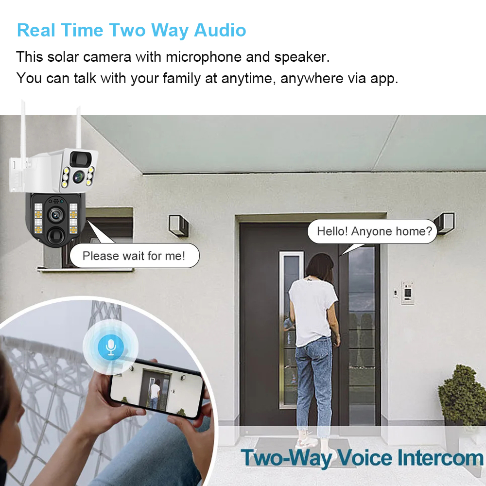 กล้องวงจรปิดพลังงานแสงอาทิตย์  - Smart Home Os บทวิจารณ์และราคา