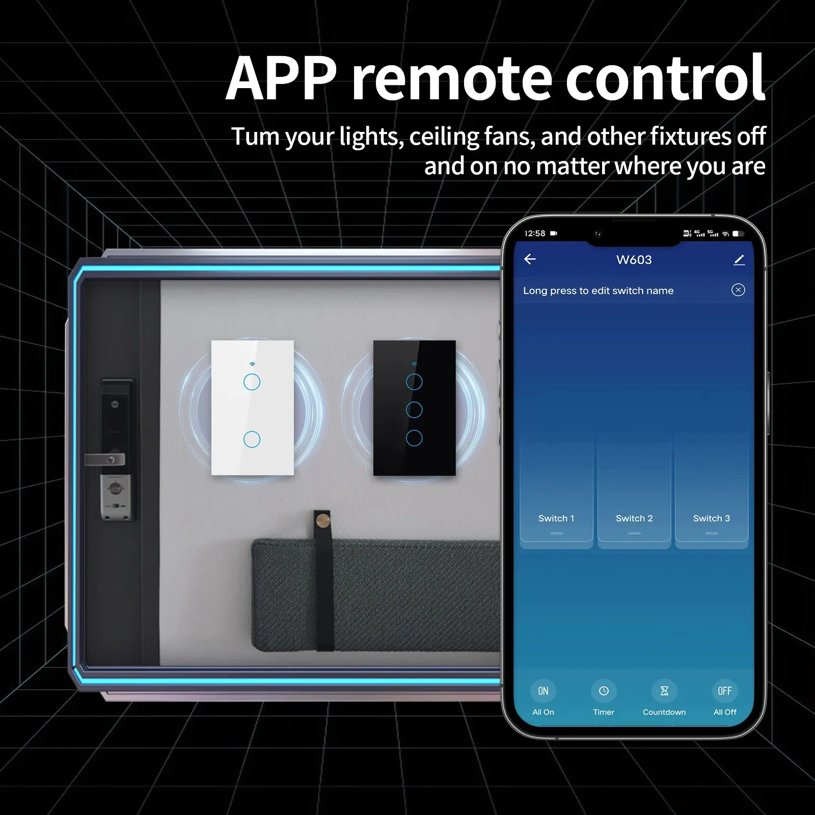 Tnce Tuya สวิตช์ไฟอัจฉริยะ wif - Smart Home Google Assistant บทวิจารณ์และราคา