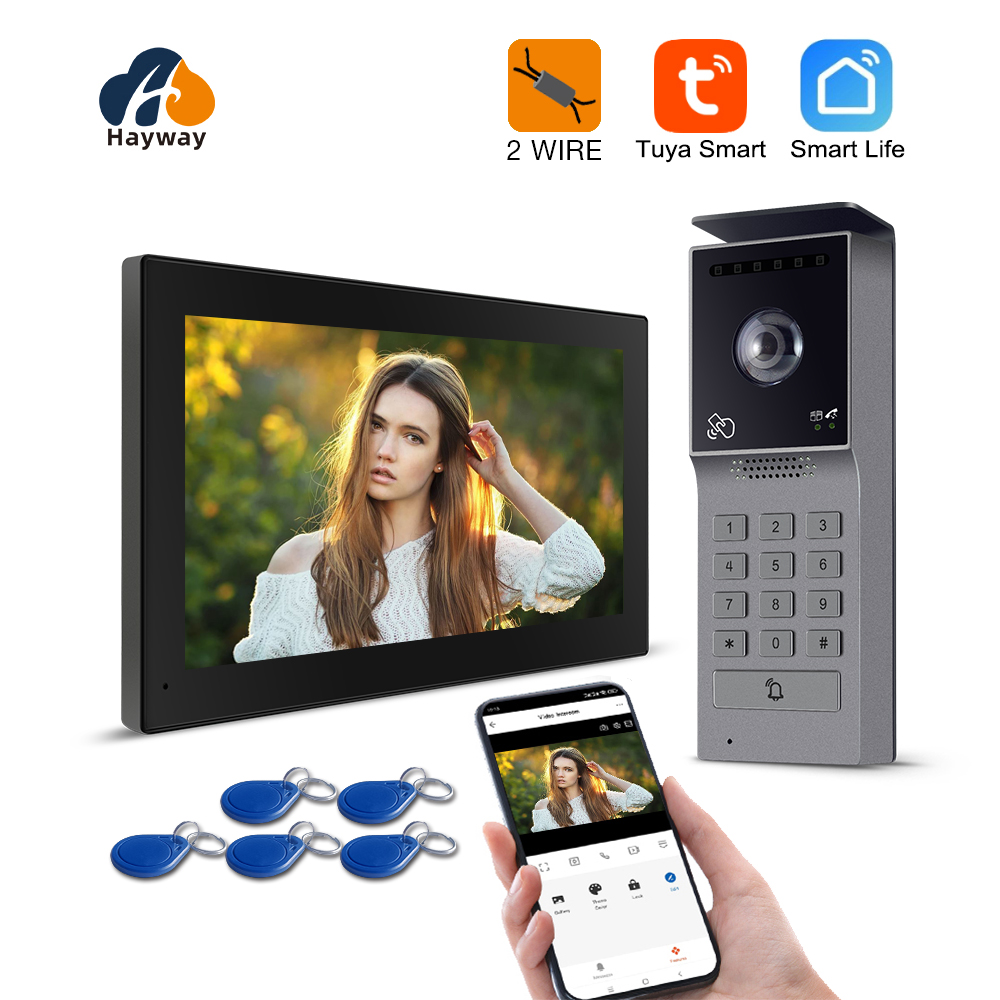 วิดีโออินเตอร์คอมอัจฉริยะ Tuya - Smart Home Video Doorbell Enhanced Security With Smart Doorbell บทวิจารณ์และราคา