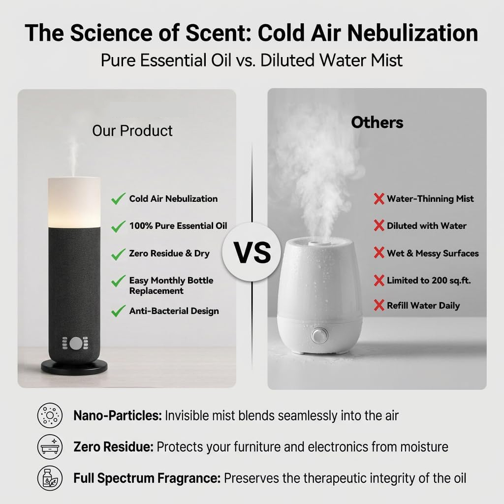 เครื่องกระจายกลิ่นหอม NAMSTE 1 - Smart Home Fragrance Diffuser บทวิจารณ์และราคา