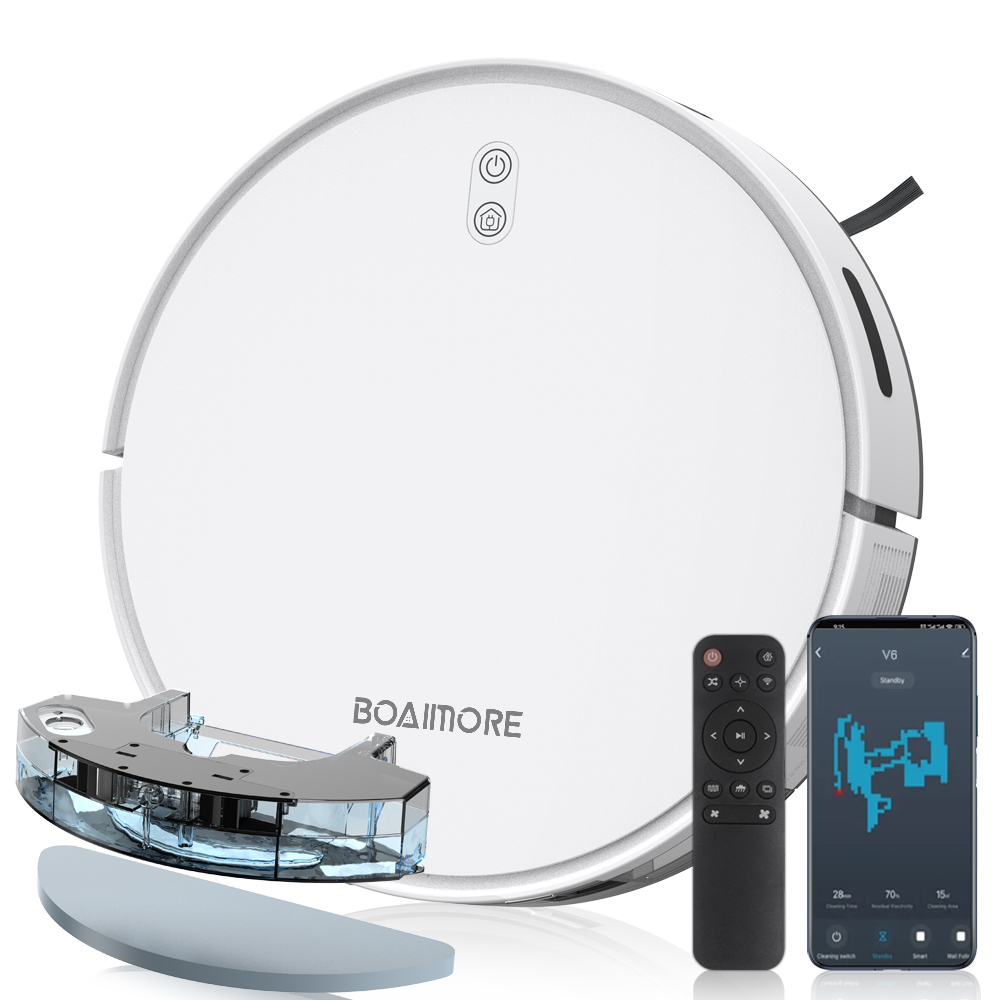 หุ่นยนต์ดูดฝุ่นแบบม็อบพร้อมระบ - Vacuum Cleaner Smart Home บทวิจารณ์และราคา