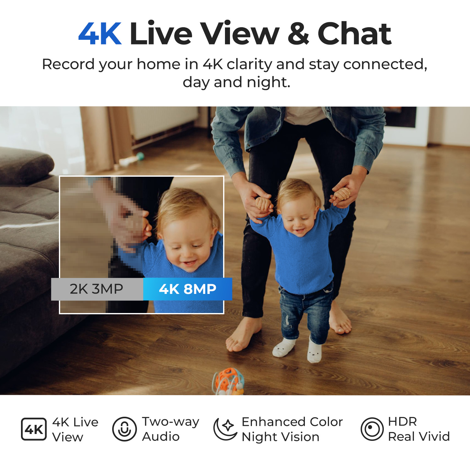 IMILAB C40 กล้องอัจฉริยะ 8MP 5 - Smart Home Os บทวิจารณ์และราคา