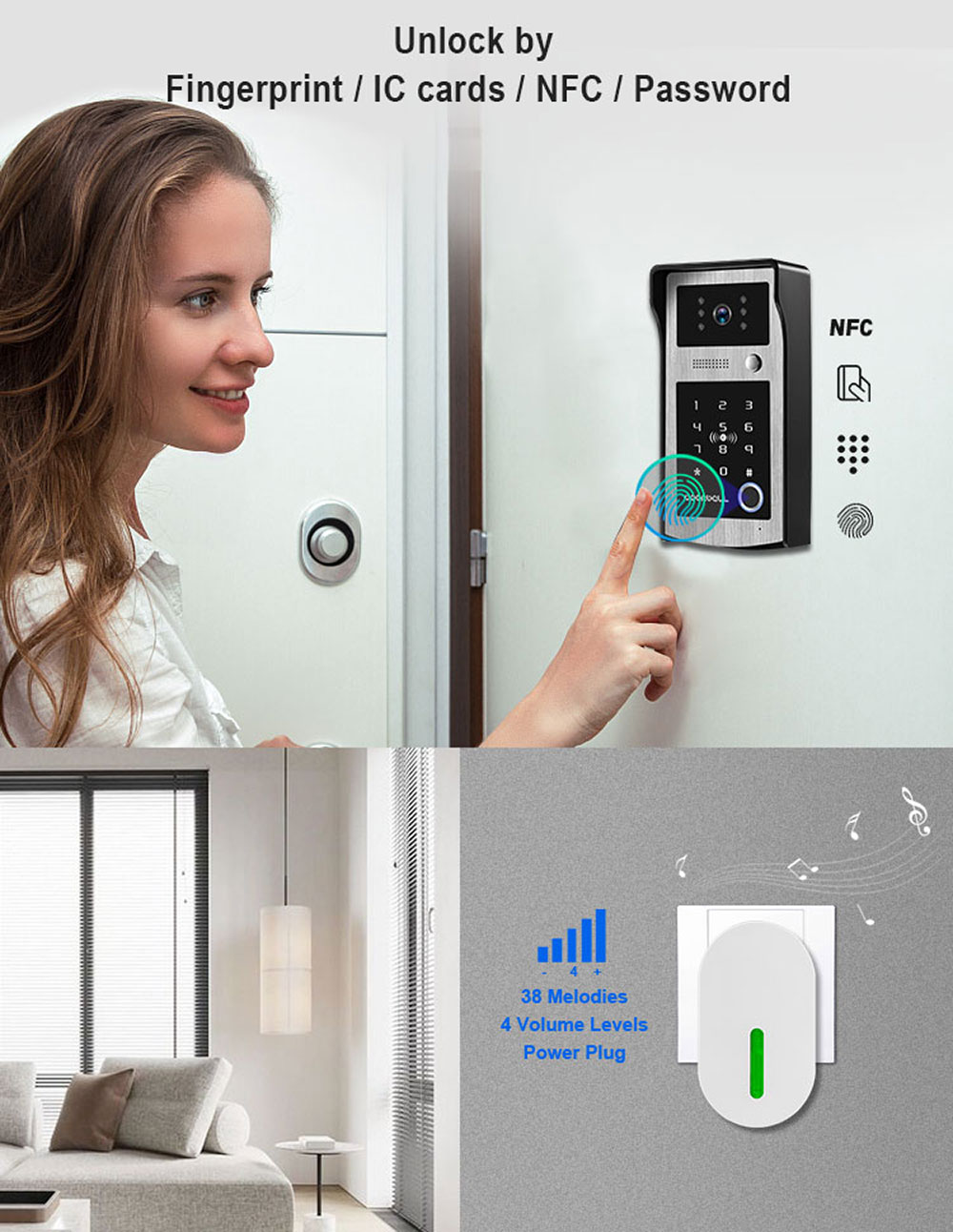 ระบบอินเตอร์คอมวิดีโอประตูอัจฉ - Smart Home Hikvision บทวิจารณ์และราคา