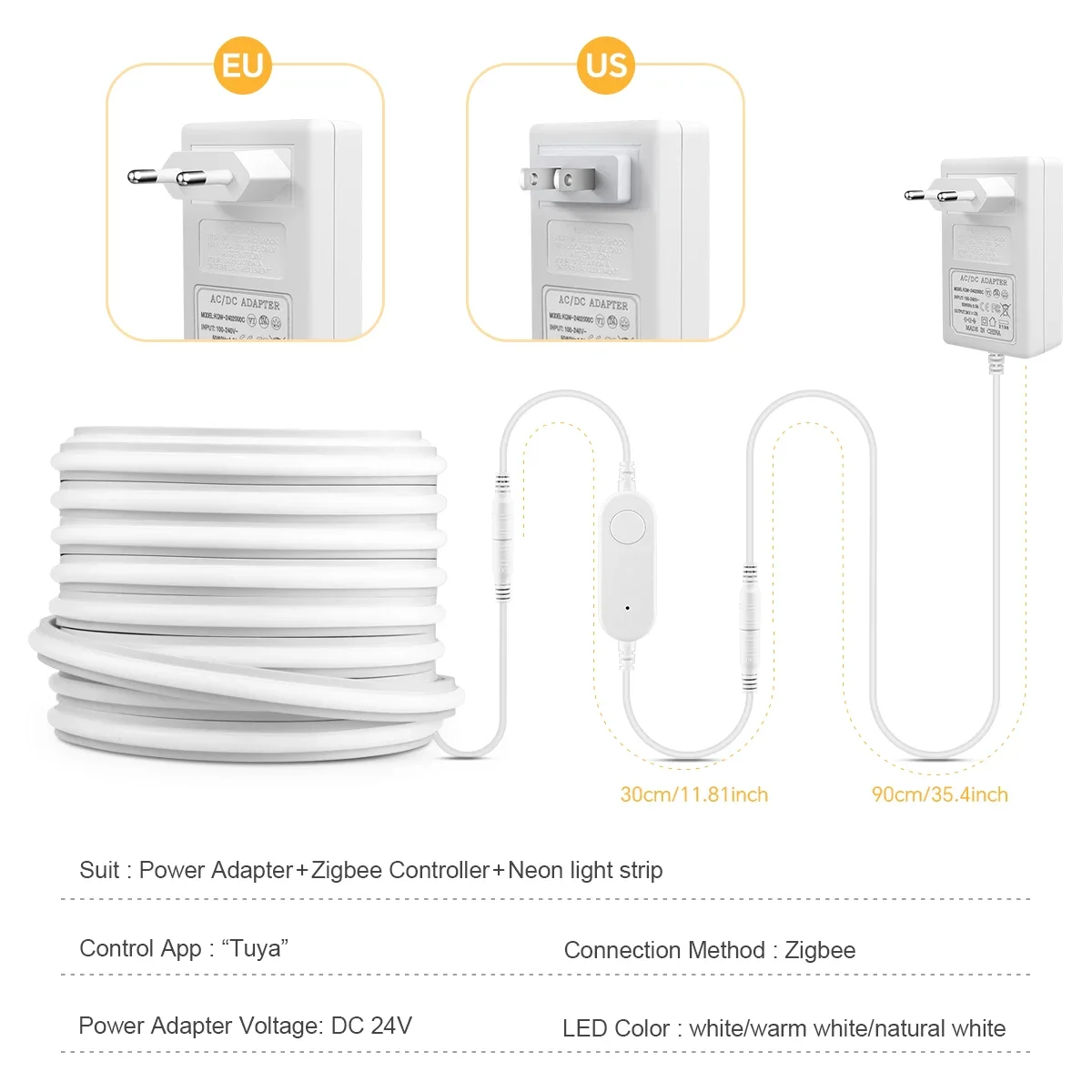 ซิกบี 3.0 24V ไฟ LED นีออนแบบแ - Smart Home Kitchen บทวิจารณ์และราคา