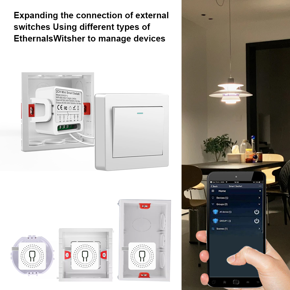 สวิตช์อัจฉริยะ Tuya แบบ 2 ทาง  - Smart Home Google Assistant บทวิจารณ์และราคา