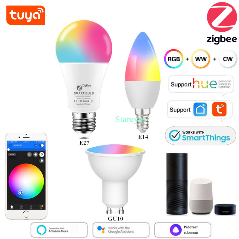 หลอดไฟ LED Tuya Smart WiFi Zig - Smart Home Yellow บทวิจารณ์และราคา