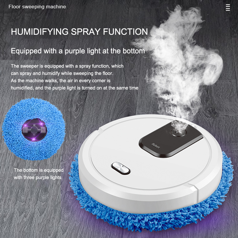 ใหม่ เครื่องดูดฝุ่นหุ่นยนต์กวา - Vacuum Cleaner Smart Home บทวิจารณ์และราคา
