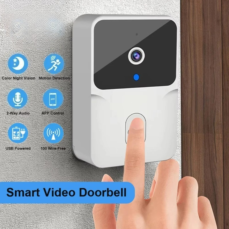 กริ่งประตูอัจฉริยะพร้อมกล้อง H - Smart Home Video Doorbell Enhanced Security With Smart Doorbell บทวิจารณ์และราคา