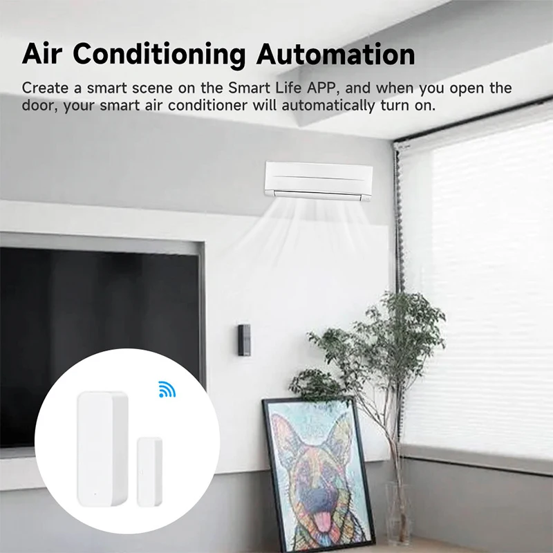 Tuya WiFi สมาร์ทเซ็นเซอร์ประตู - Smart Home Ecosystems บทวิจารณ์และราคา