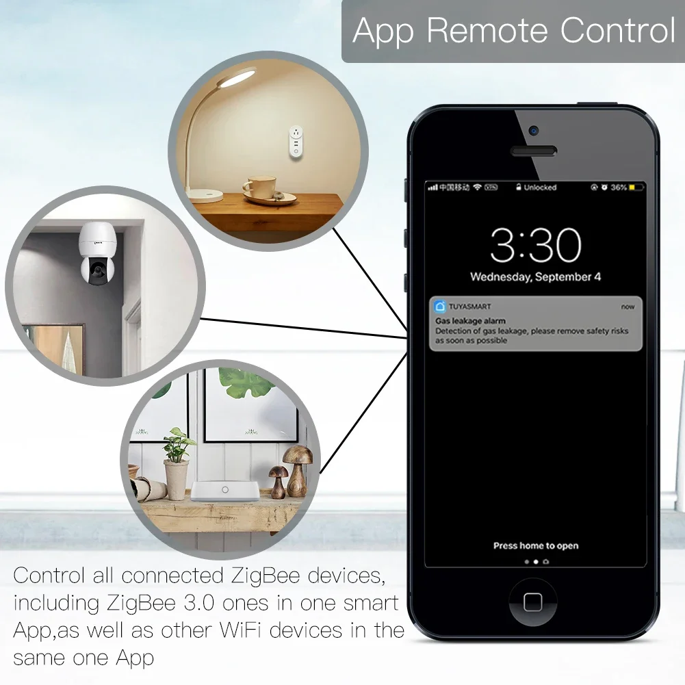 Tuya ZigBee 3.0 Smart Gateway  - Smart Home Zigbee Gateway บทวิจารณ์และราคา