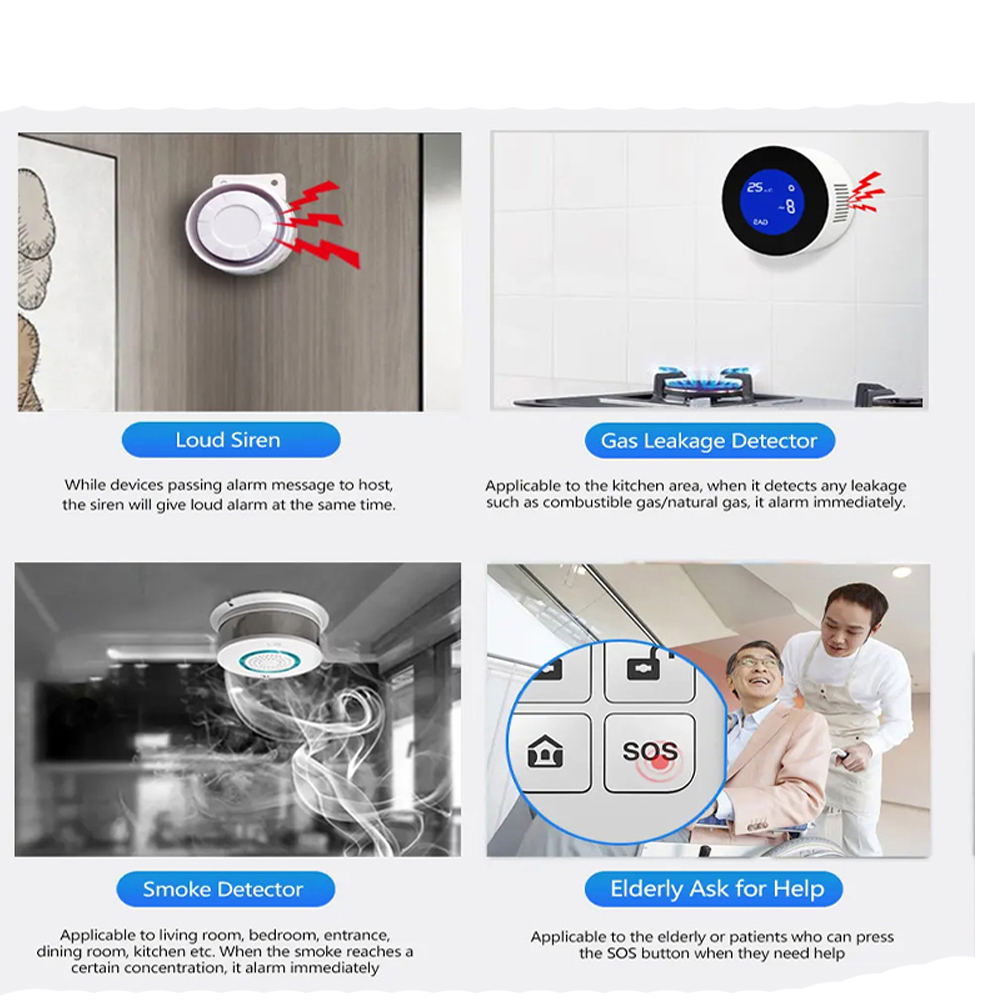 PGST 4G Tuya ระบบเตือนภัยบ้านอ - Smart Home Ecosystems บทวิจารณ์และราคา