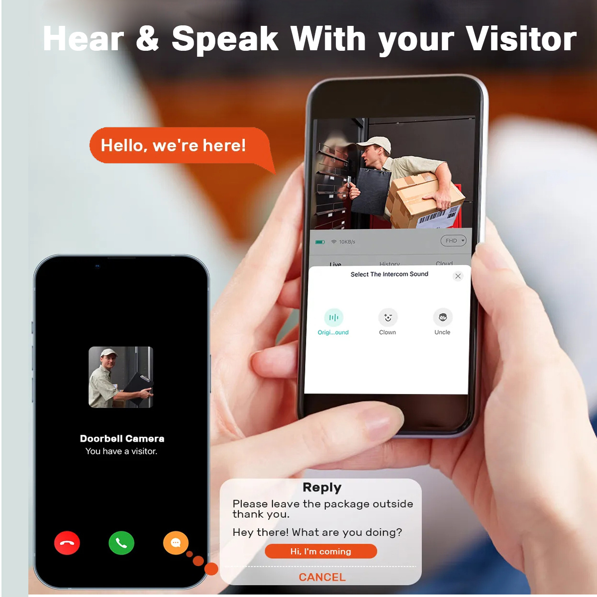 กริ่งประตูวิดีโออัจฉริยะไร้สาย - Smart Home Video Doorbell Enhanced Security With Smart Doorbell บทวิจารณ์และราคา